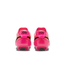 Nike Tiempo Ligera Pro Gras Voetbalschoenen (FG) Felroze Zwart