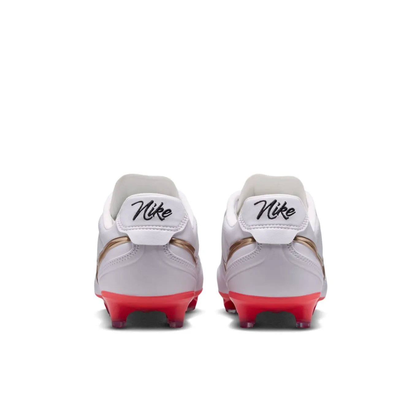 Nike Tiempo Ligera Pro Gras Voetbalschoenen (FG) Wit Goud Felrood