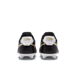 Nike Tiempo Ligera Pro Gras Voetbalschoenen (FG) Zwart Wit Goud