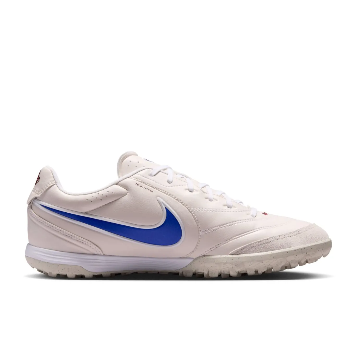 Nike Tiempo Ligera Pro Turf Voetbalschoenen (TF) Krijtwit Blauw Wit