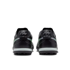 Nike Tiempo Ligera Pro Turf Voetbalschoenen (TF) Zwart Felgroen Zilvergrijs