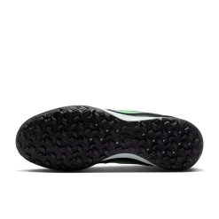 Nike Tiempo Ligera Pro Turf Voetbalschoenen (TF) Zwart Felgroen Zilvergrijs
