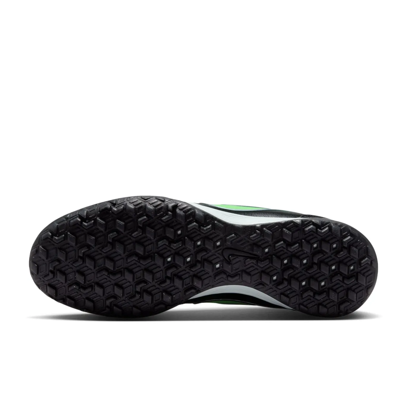 Nike Tiempo Ligera Pro Turf Voetbalschoenen (TF) Zwart Felgroen Zilvergrijs