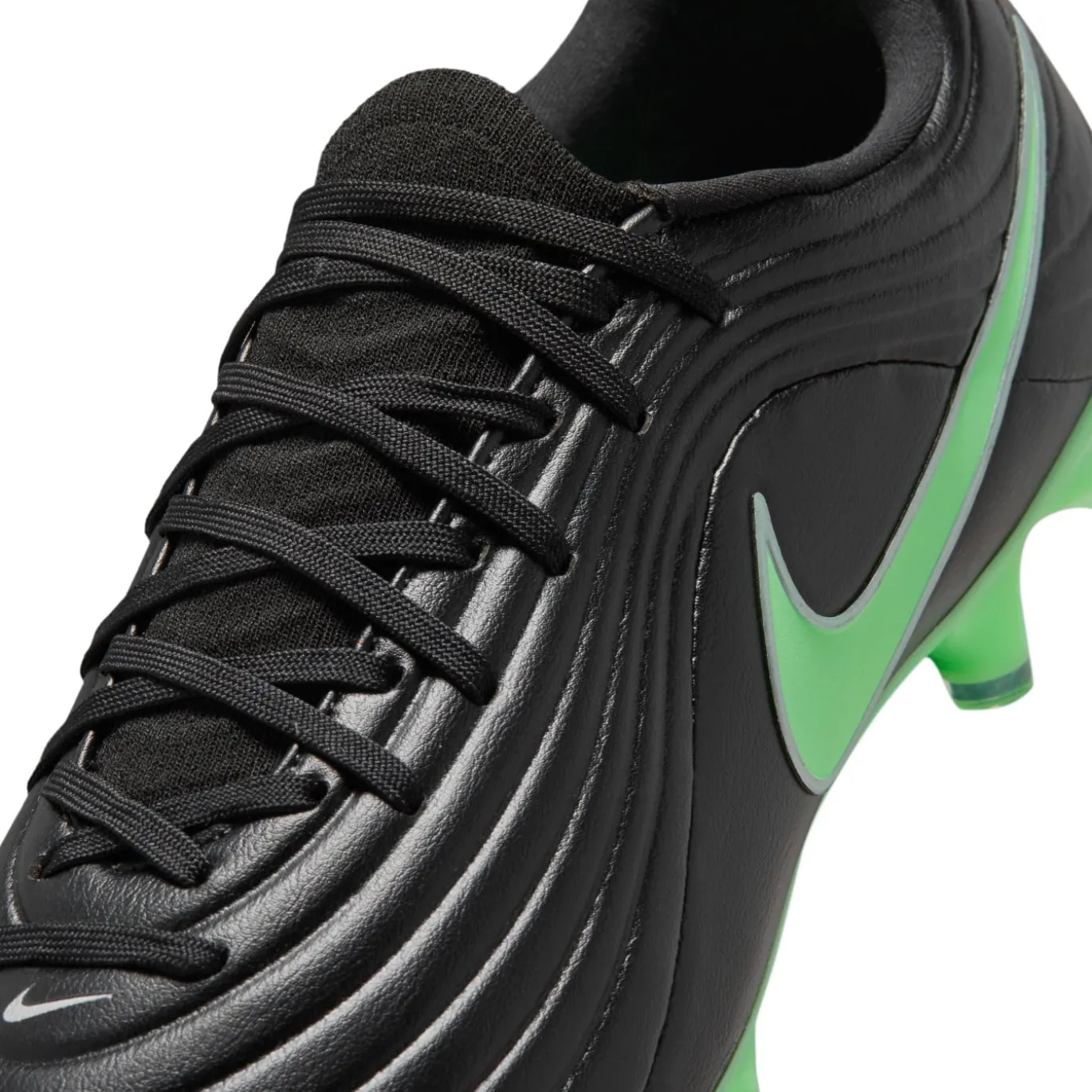 Nike Tiempo Maestro Academy Gras / Kunstgras Voetbalschoenen (MG) Zwart Felgroen Zilvergrijs