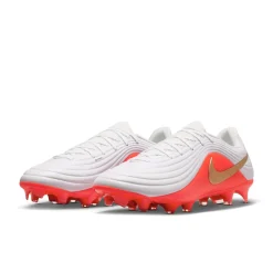 Nike Tiempo Maestro Academy Gras / Kunstgras Voetbalschoenen (MG) Wit Felrood Goud