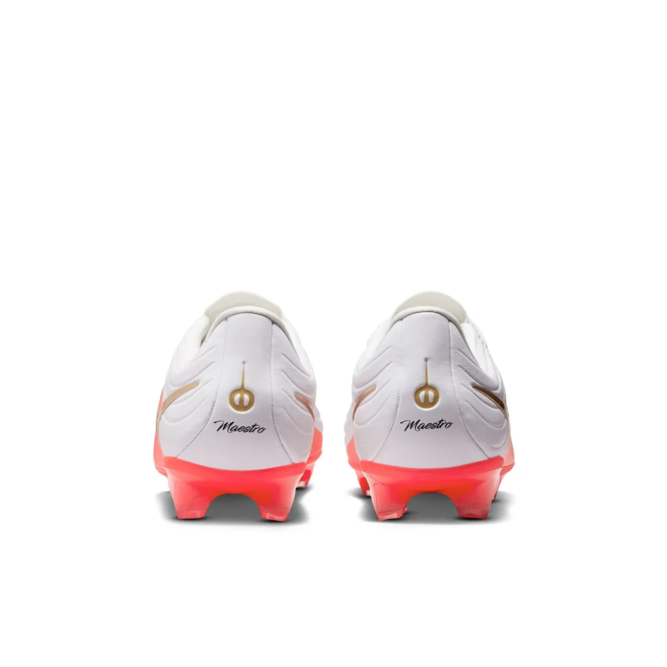 Nike Tiempo Maestro Academy Gras / Kunstgras Voetbalschoenen (MG) Wit Felrood Goud