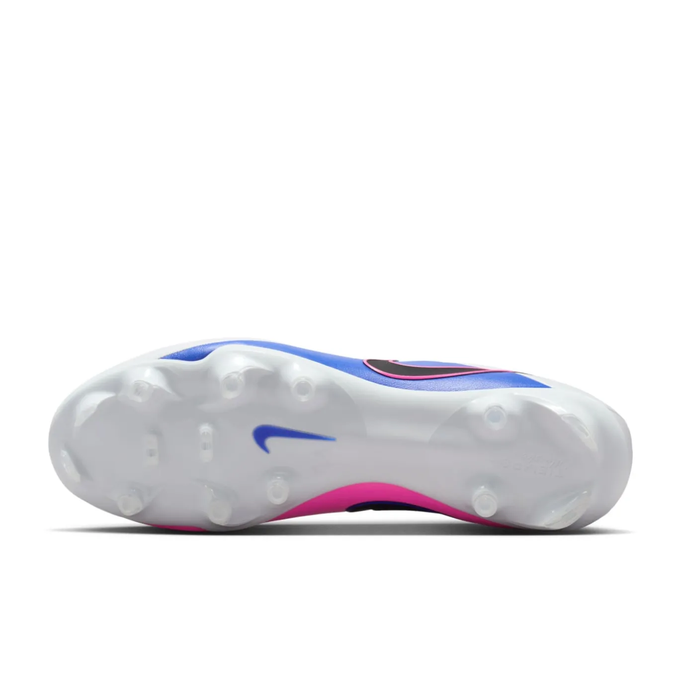 Nike Tiempo Maestro Academy Gras / Kunstgras Voetbalschoenen (MG) Wit Blauw Felroze