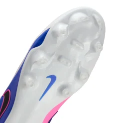 Nike Tiempo Maestro Academy Gras / Kunstgras Voetbalschoenen (MG) Wit Blauw Felroze