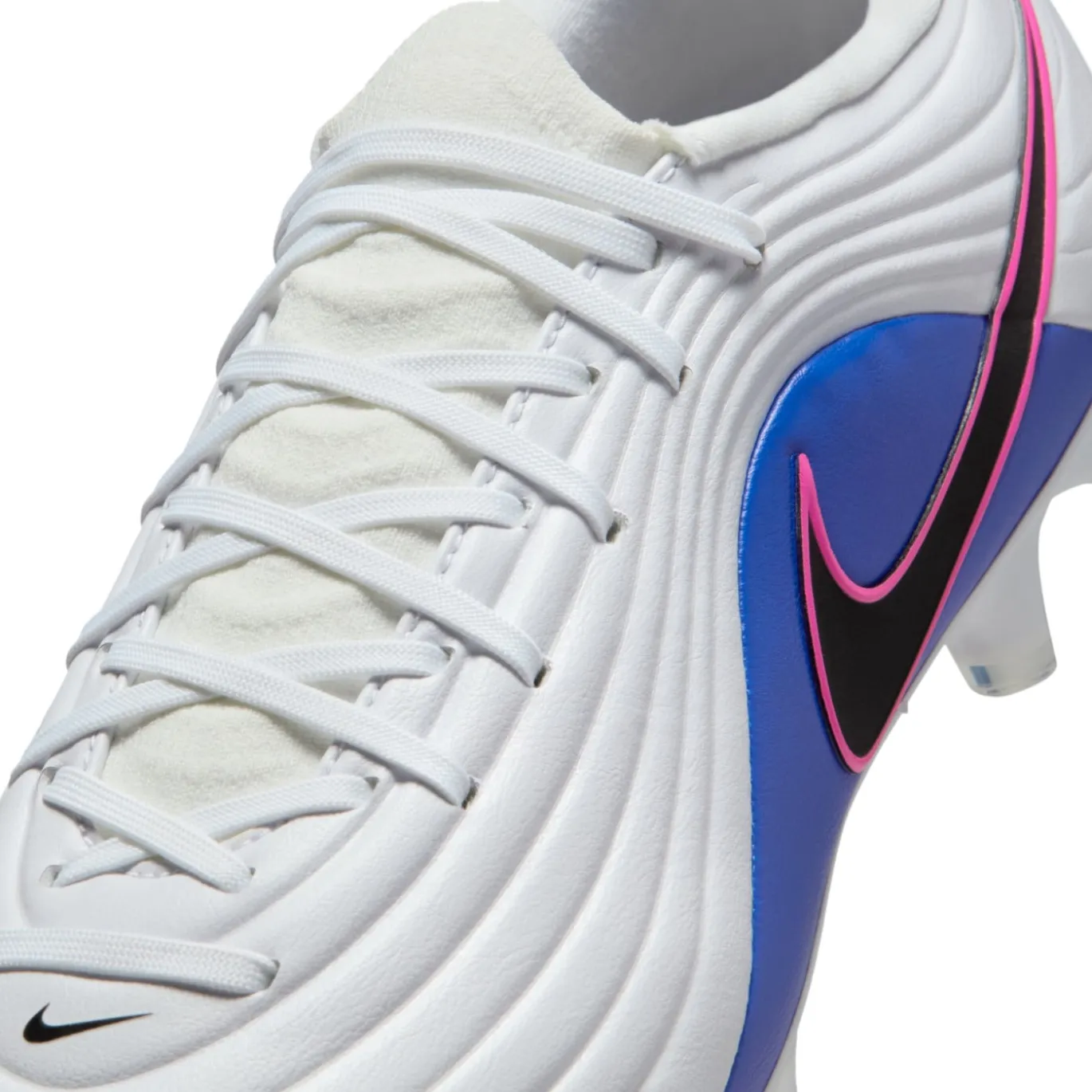 Nike Tiempo Maestro Academy Gras / Kunstgras Voetbalschoenen (MG) Wit Blauw Felroze