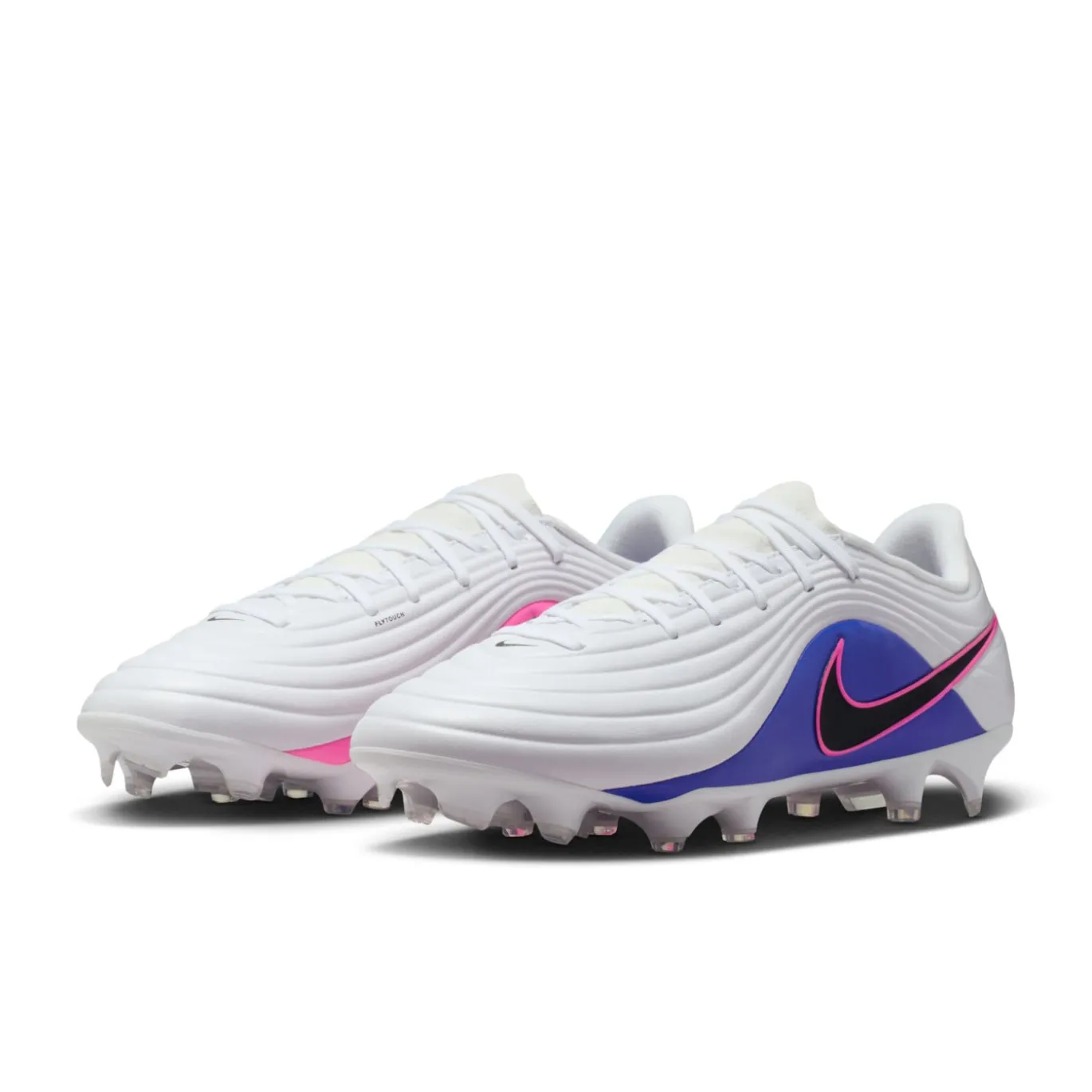 Nike Tiempo Maestro Academy Gras / Kunstgras Voetbalschoenen (MG) Wit Blauw Felroze