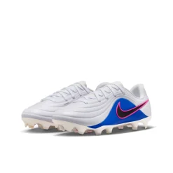 Nike Tiempo Maestro Academy Gras / Kunstgras Voetbalschoenen (MG) Kids Wit Blauw Felroze
