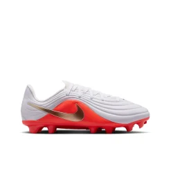 Nike Tiempo Maestro Academy Gras / Kunstgras Voetbalschoenen (MG) Kids Wit Felrood Goud