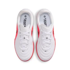 Nike Tiempo Maestro Academy Gras / Kunstgras Voetbalschoenen (MG) Peuters/Kleuters Wit Felrood Goud
