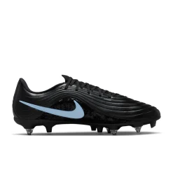 Nike Tiempo Maestro Academy IJzeren-Nop Voetbalschoenen (SG) Anti-Clog Zwart Lichtblauw