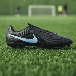 Nike Tiempo Maestro Academy IJzeren-Nop Voetbalschoenen (SG) Anti-Clog Zwart Lichtblauw