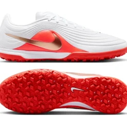 Nike Tiempo Maestro Academy Turf Voetbalschoenen (TF) Wit Felrood Goud