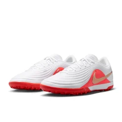 Nike Tiempo Maestro Academy Turf Voetbalschoenen (TF) Wit Felrood Goud