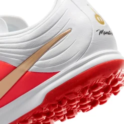 Nike Tiempo Maestro Academy Turf Voetbalschoenen (TF) Wit Felrood Goud