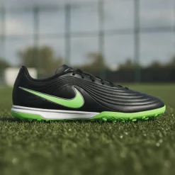 Nike Tiempo Maestro Academy Turf Voetbalschoenen (TF) Zwart Felgroen Zilvergrijs