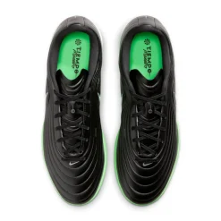 Nike Tiempo Maestro Academy Turf Voetbalschoenen (TF) Zwart Felgroen Zilvergrijs