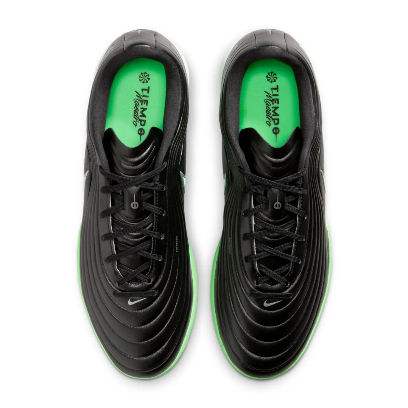 Nike Tiempo Maestro Academy Turf Voetbalschoenen (TF) Zwart Felgroen Zilvergrijs