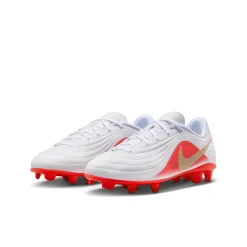 Nike Tiempo Maestro Club Gras / Kunstgras Voetbalschoenen (MG) Kids Wit Felrood Goud