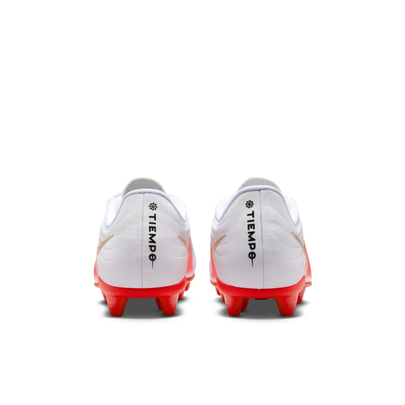 Nike Tiempo Maestro Club Gras / Kunstgras Voetbalschoenen (MG) Kids Wit Felrood Goud