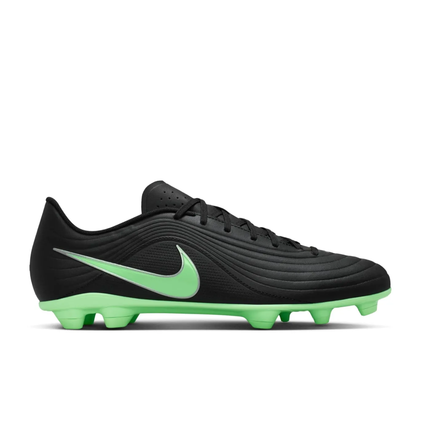 Nike Tiempo Maestro Club Gras / Kunstgras Voetbalschoenen (MG) Zwart Felgroen Zilvergrijs