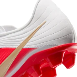 Nike Tiempo Maestro Club Gras / Kunstgras Voetbalschoenen (MG) Wit Felrood Goud