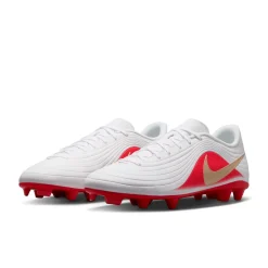 Nike Tiempo Maestro Club Gras / Kunstgras Voetbalschoenen (MG) Wit Felrood Goud