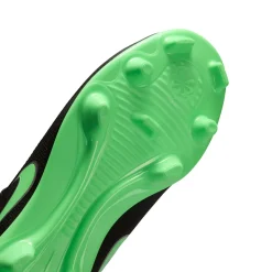 Nike Tiempo Maestro Club Gras / Kunstgras Voetbalschoenen (MG) Kids Zwart Felgroen Zilvergrijs
