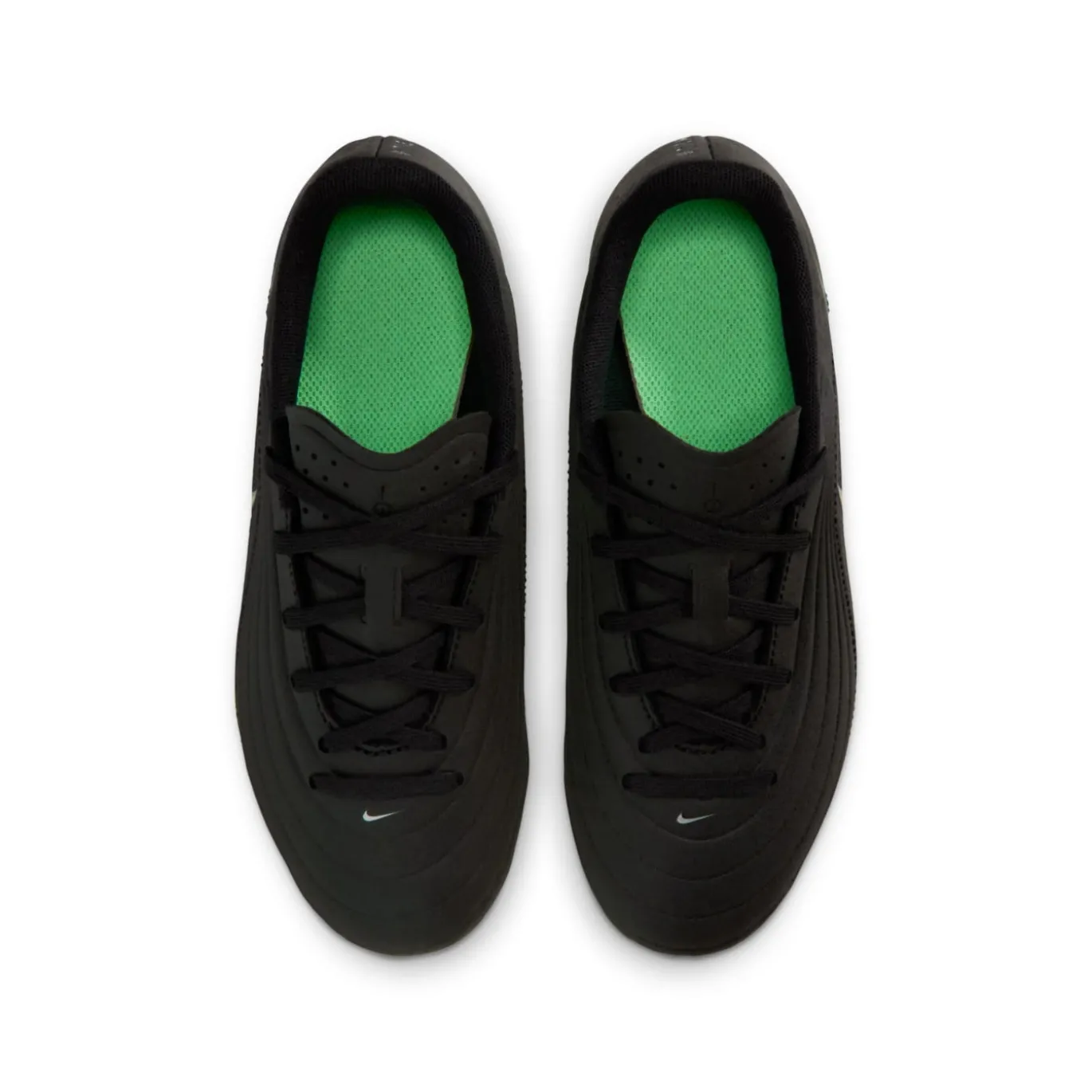 Nike Tiempo Maestro Club Gras / Kunstgras Voetbalschoenen (MG) Kids Zwart Felgroen Zilvergrijs