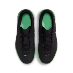 Nike Tiempo Maestro Club Turf Voetbalschoenen (TF) Kids Zwart Felgroen Zilvergrijs