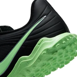 Nike Tiempo Maestro Club Turf Voetbalschoenen (TF) Kids Zwart Felgroen Zilvergrijs