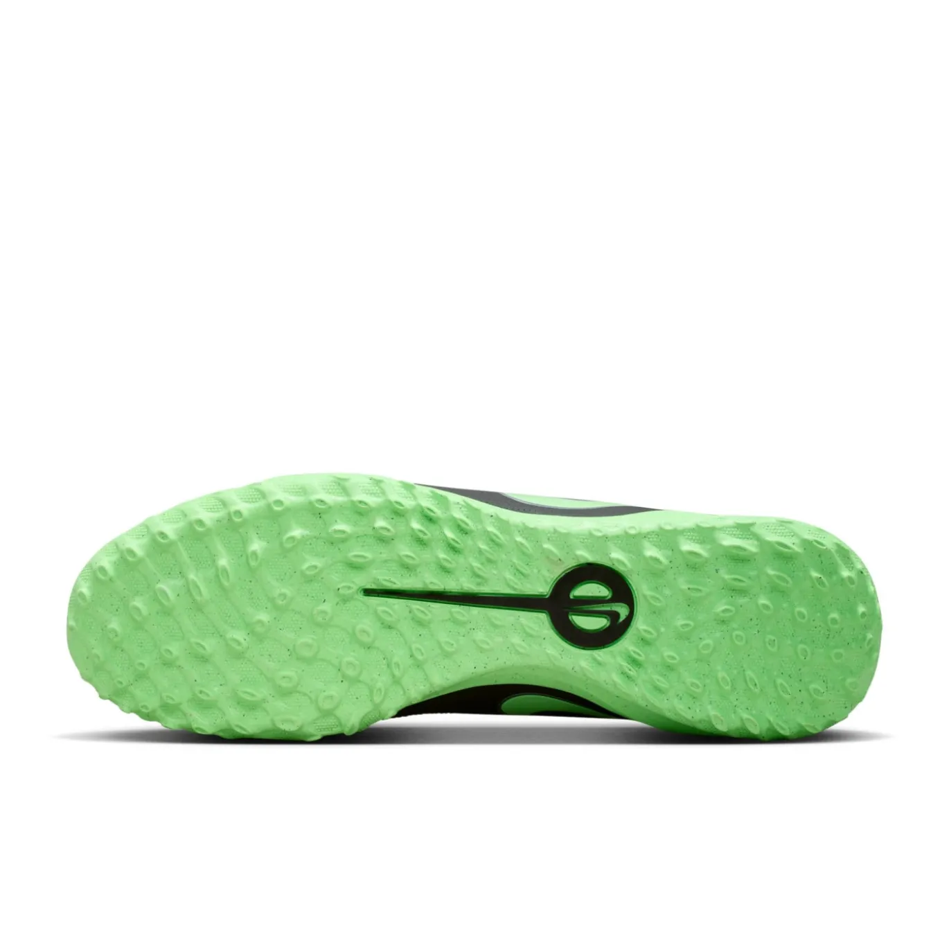 Nike Tiempo Maestro Club Turf Voetbalschoenen (TF) Zwart Felgroen Zilvergrijs