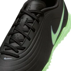 Nike Tiempo Maestro Club Turf Voetbalschoenen (TF) Zwart Felgroen Zilvergrijs