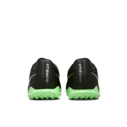 Nike Tiempo Maestro Club Turf Voetbalschoenen (TF) Zwart Felgroen Zilvergrijs