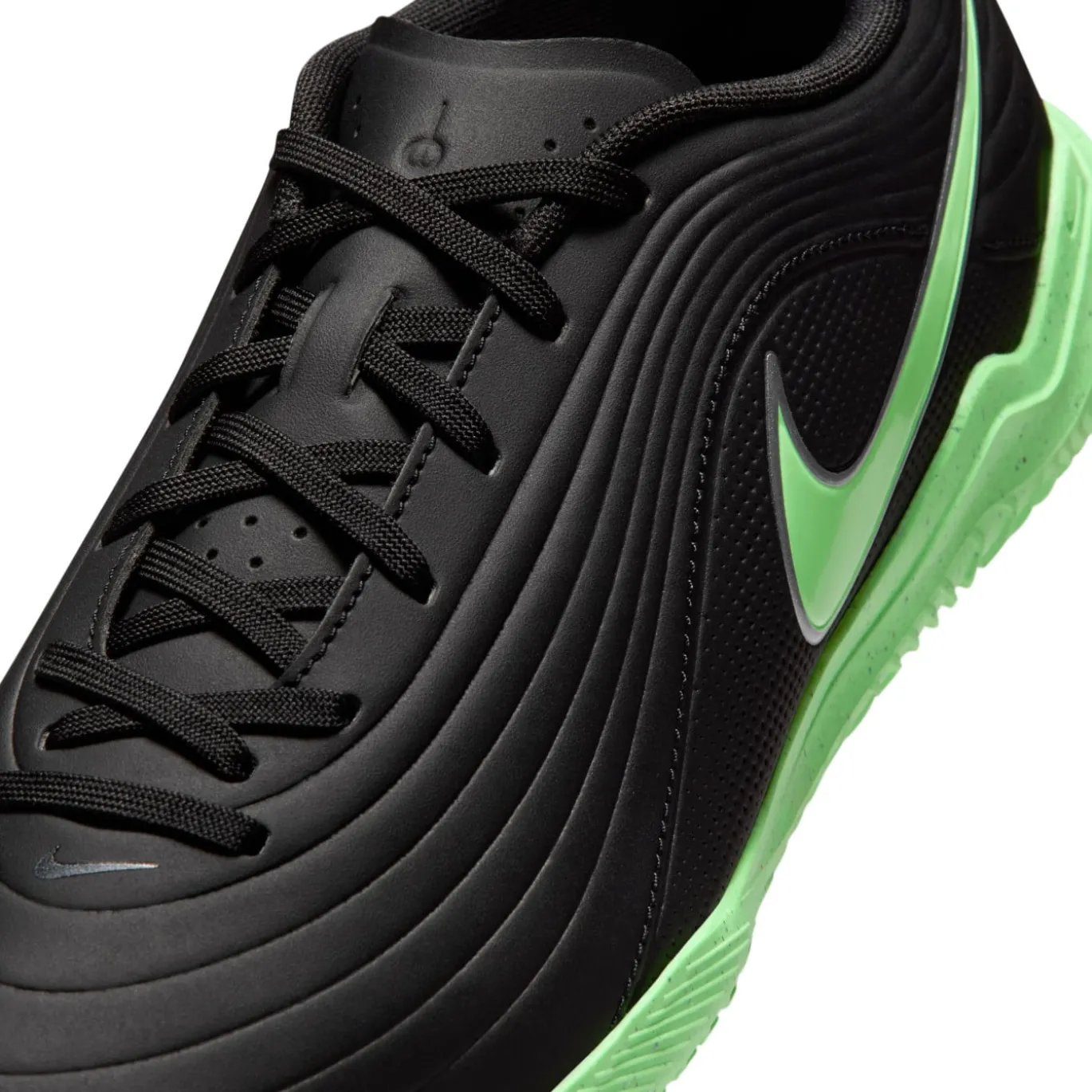 Nike Tiempo Maestro Club Zaalvoetbalschoenen (IN) Zwart Felgroen Zilvergrijs