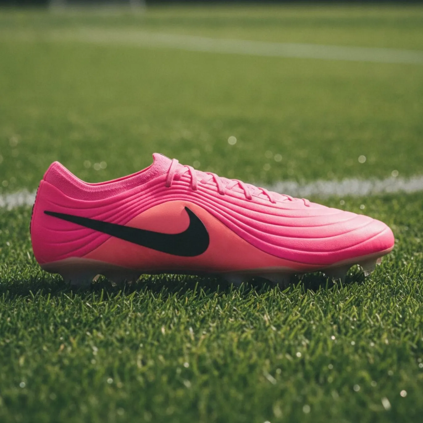 Nike Tiempo Maestro Elite Gras Voetbalschoenen (FG) Felroze Zwart