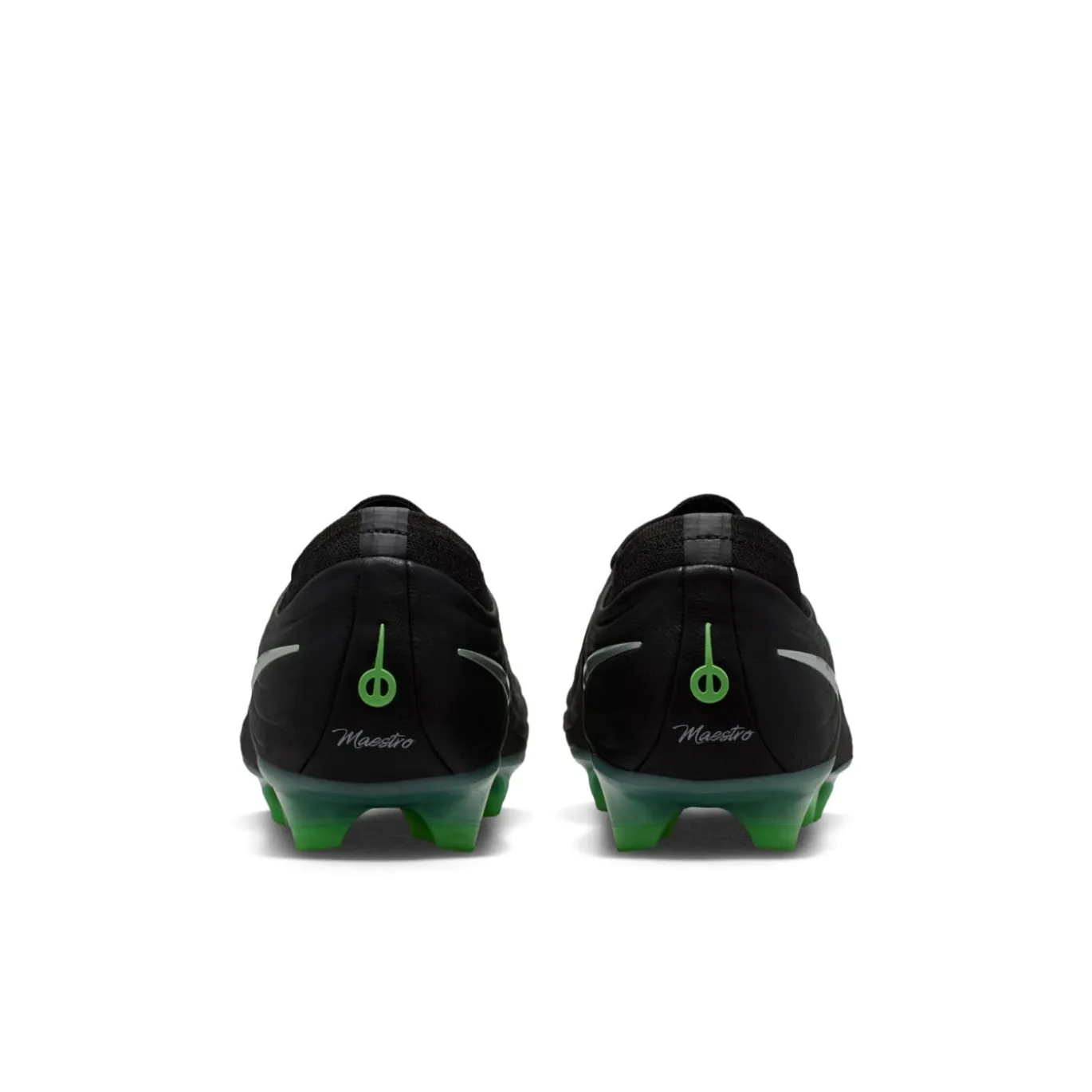 Nike Tiempo Maestro Elite Gras Voetbalschoenen (FG) Zwart Felgroen Zilvergrijs