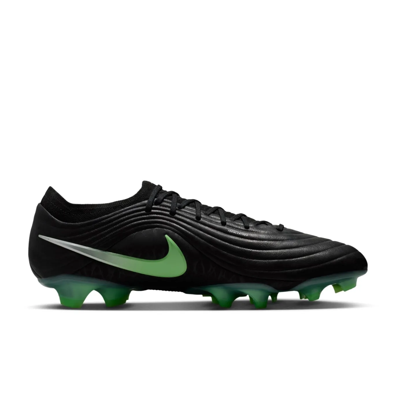 Nike Tiempo Maestro Elite Gras Voetbalschoenen (FG) Zwart Felgroen Zilvergrijs