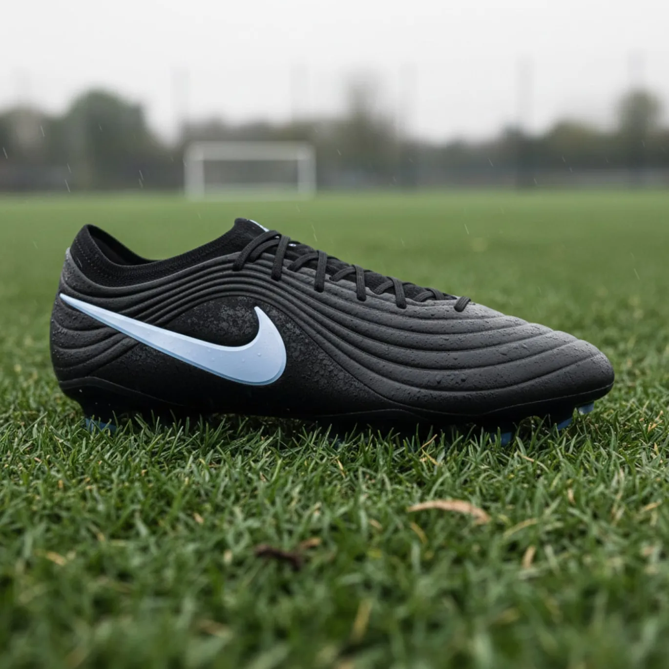 Nike Tiempo Maestro Elite Gras Voetbalschoenen (FG) Zwart Lichtblauw