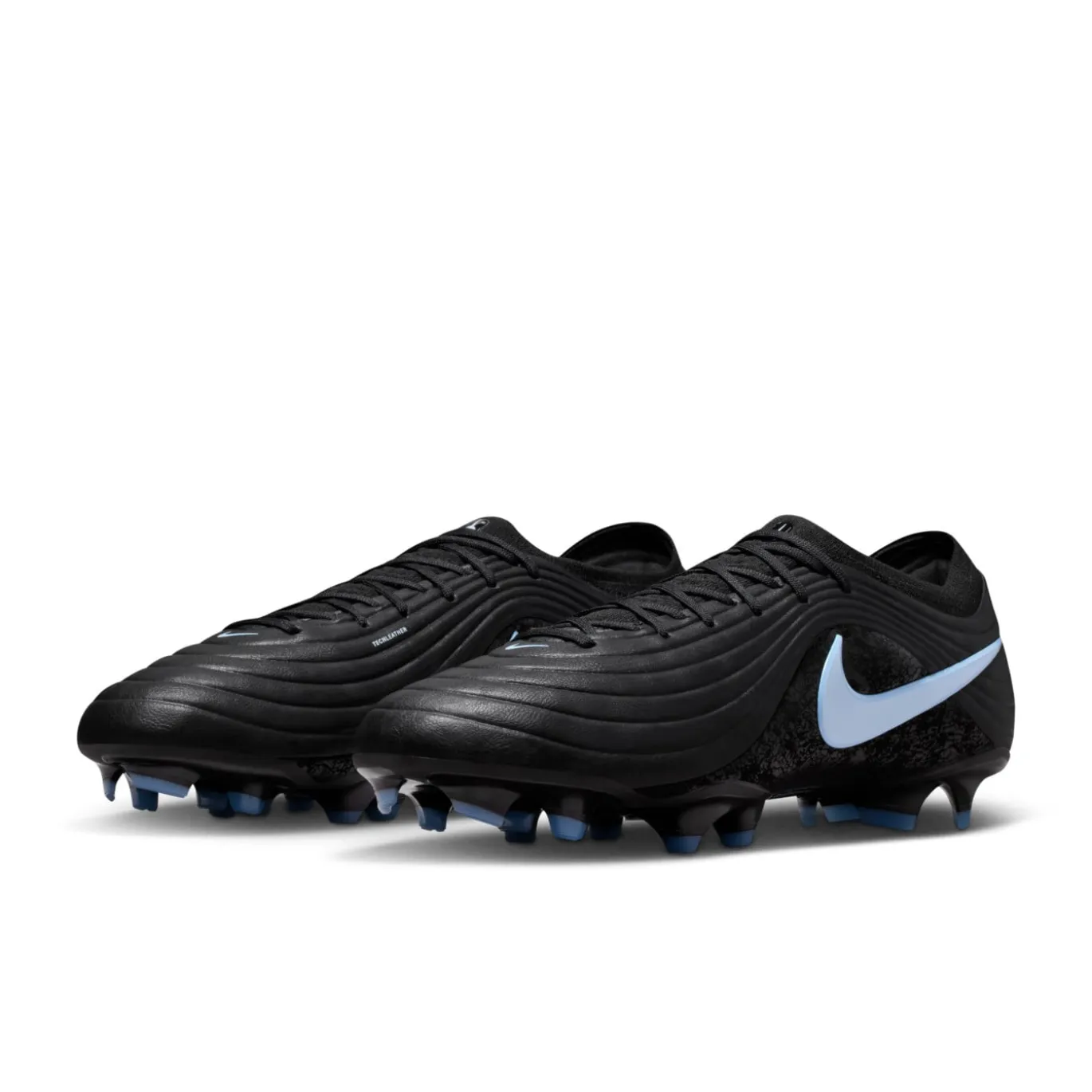 Nike Tiempo Maestro Elite Gras Voetbalschoenen (FG) Zwart Lichtblauw