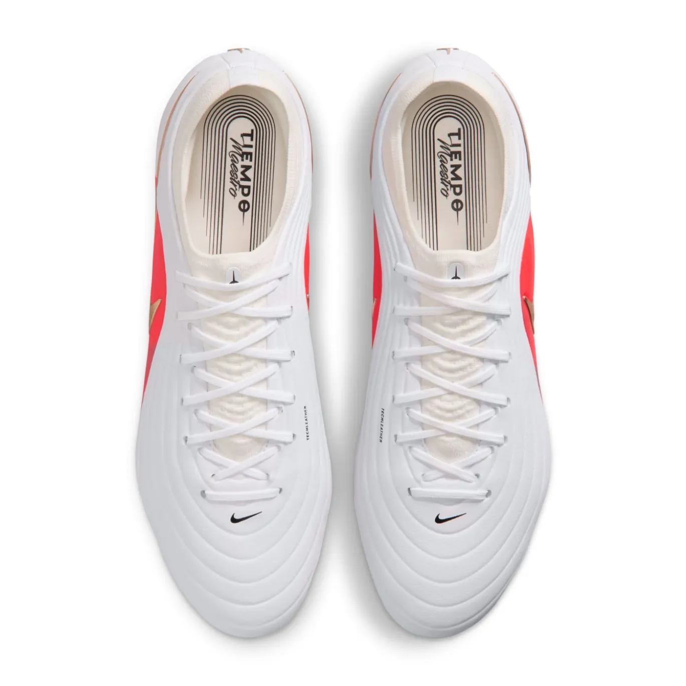 Nike Tiempo Maestro Elite Kunstgras Voetbalschoenen (AG) Wit Felrood Goud