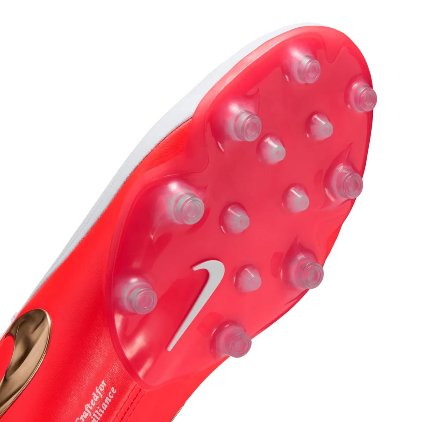 Nike Tiempo Maestro Elite Kunstgras Voetbalschoenen (AG) Wit Felrood Goud