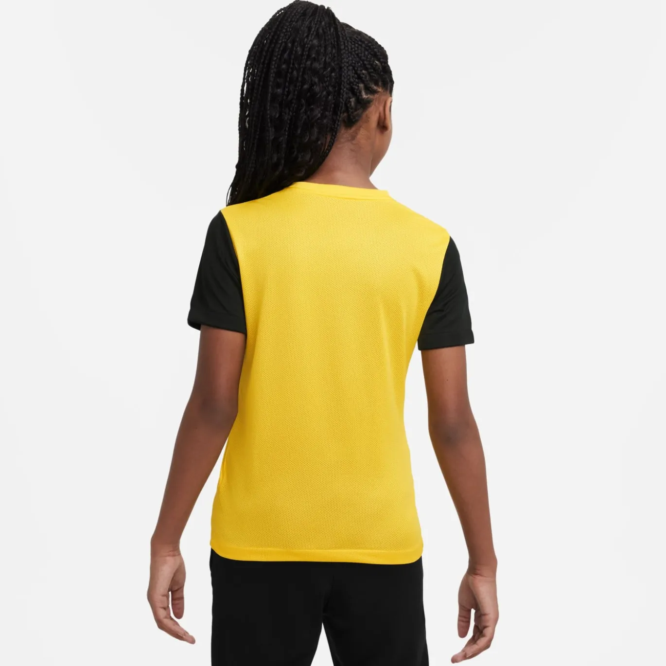 Nike Tiempo Premier II Voetbalshirt Kids Geel Zwart