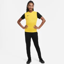 Nike Tiempo Premier II Voetbalshirt Kids Geel Zwart