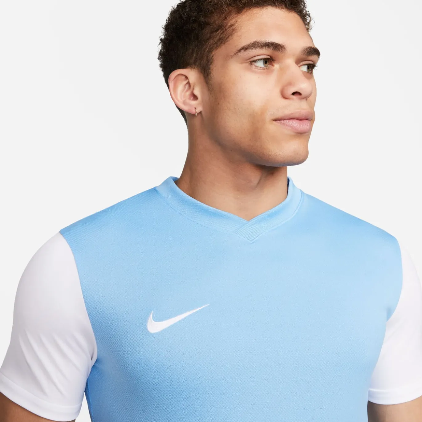 Nike Tiempo Premier II Voetbalshirt Lichtblauw Wit