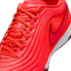 Nike Tiempo Reactgato Zaalvoetbalschoenen (IN) Felrood Oranje Bordeauxrood