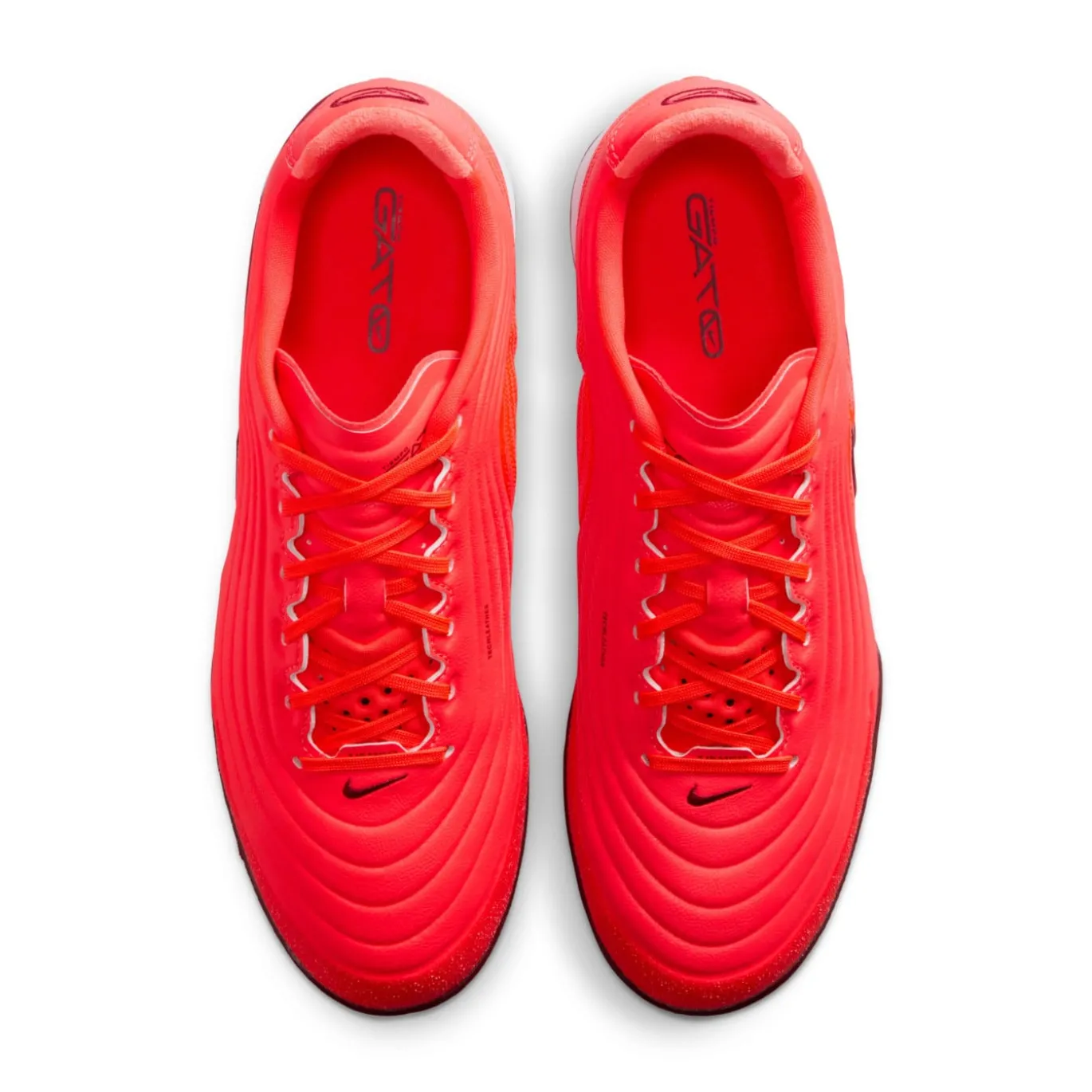 Nike Tiempo Reactgato Zaalvoetbalschoenen (IN) Felrood Oranje Bordeauxrood